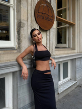 Set Crop Top Fund I Gjatë